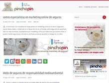Tablet Screenshot of marketingseguros.es
